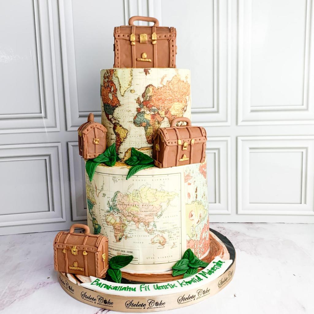 

Kue Ulang Tahun/Birthday Cake/Kue Ultah Tema Peta/Peta Cake/Kue Birthday jakarta