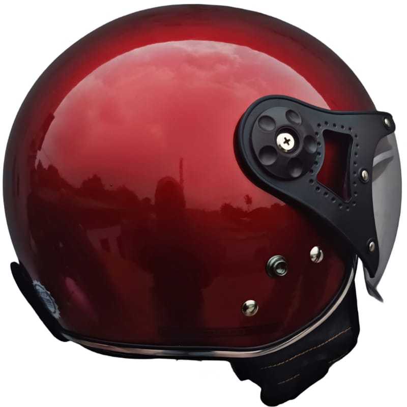 TERBARU ARZ- HELM BOGO HIJAB POLOS WANITA INCLUDE KACA PILOT BENING Helm Bogo Dewasa CEWEK SNI