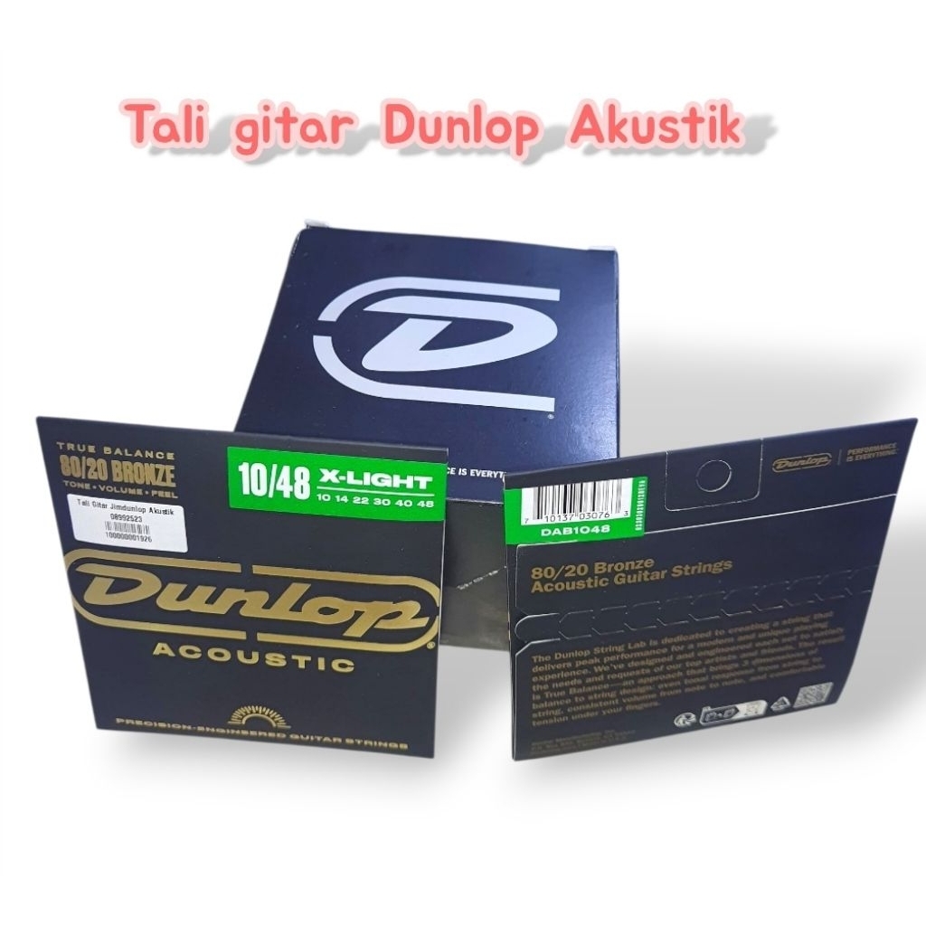 Tali Gitar / Senar Gitar Akustik Jim Dunlop ORIGINAL (1 Set)
