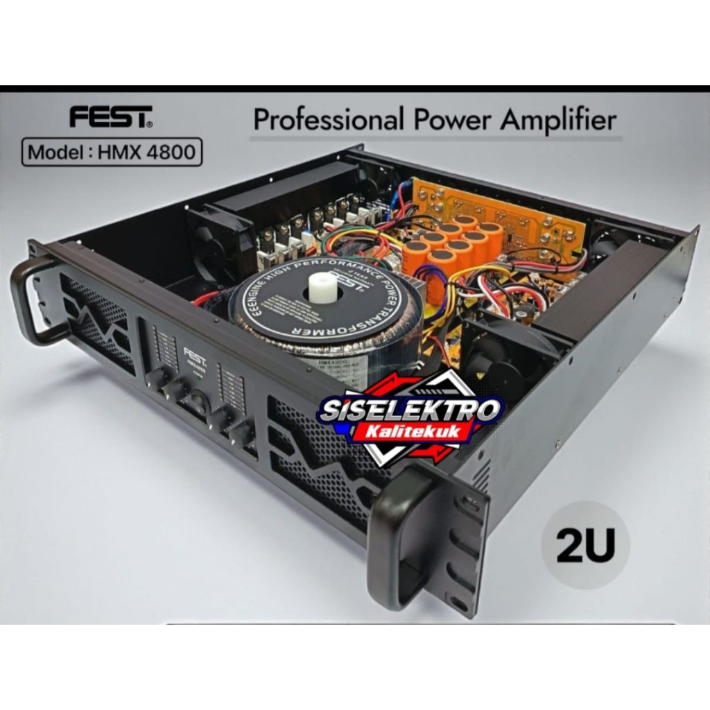 Power amplifier Fest hmx4800 power Fest hmx 4800