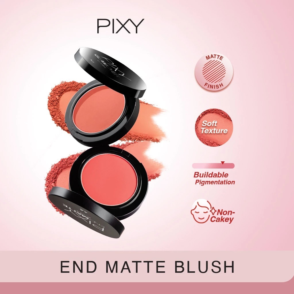 PIXY END MATTE BLUSH -  PIXY GLAM OVER BLUSH