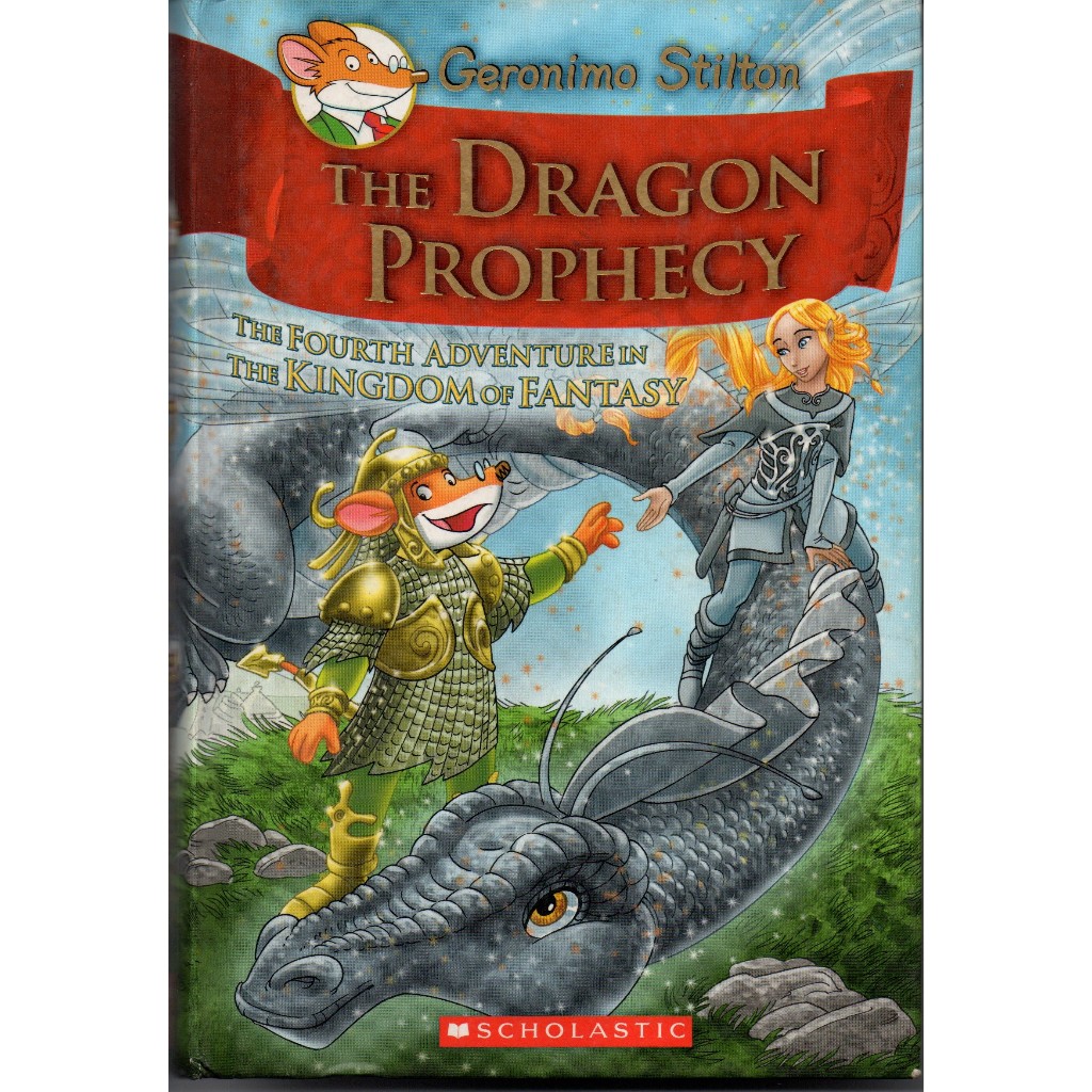 Geronimo Stilton The Dragon Prophecy-Brkas Buku Bekas Berwarna