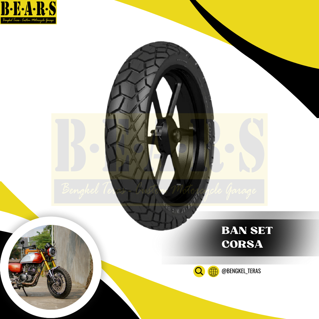 Ban set Corsa Dual purpose Kawasaki W175