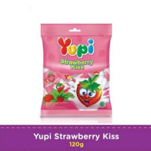 

Yupi bag strawberry kis dan mango kiss