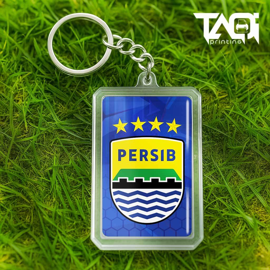 Persib Bandung Gantungan Kunci Akrilik Keychain Persib Bandung
