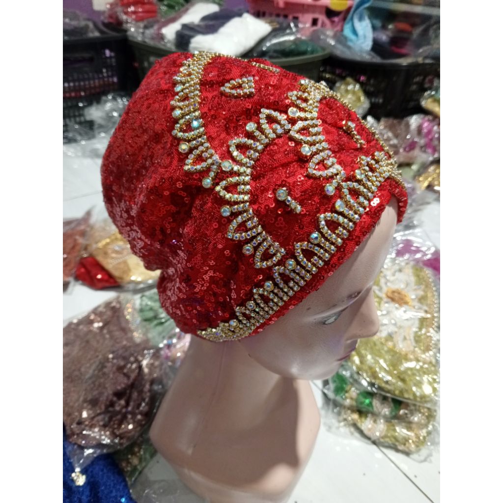 Turban pesta mewah#ciputkembang