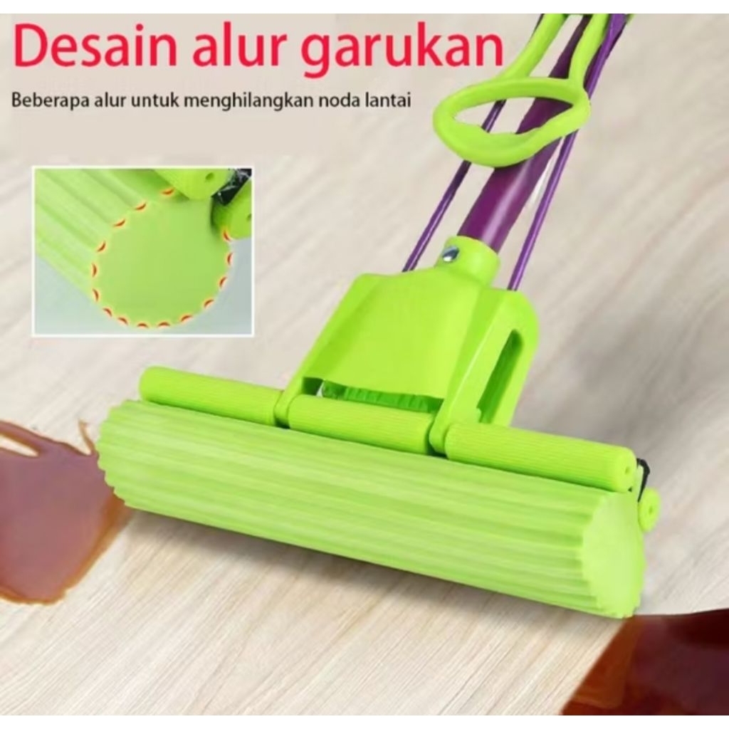 Mop Busa QME Serbaguna Alat Pel Lantai Pengering Lantai