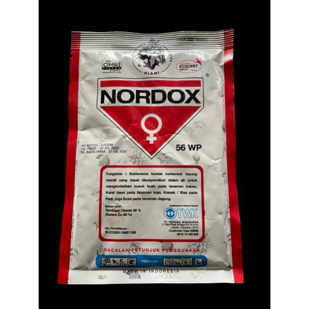 Fungisida Nordox 56 WP 100 gr - Fungisida/Bakterisida Alami