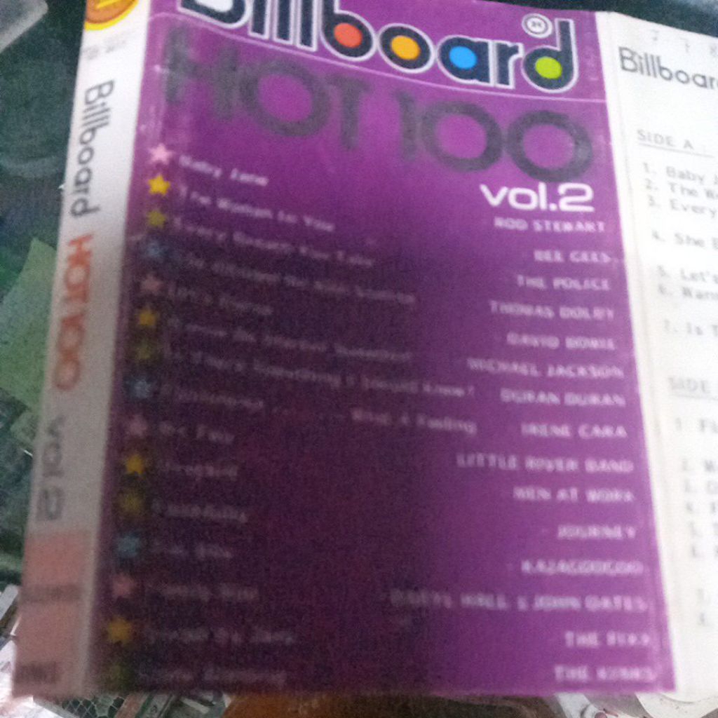 kaset pita BILLBOARD HOT 100 S071