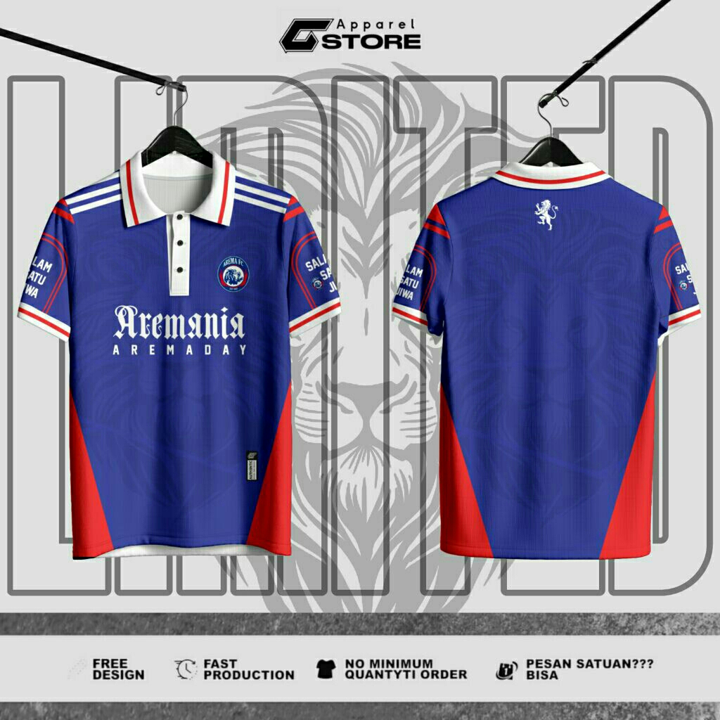Jersey Suporter Away Arema Fc Full Printing