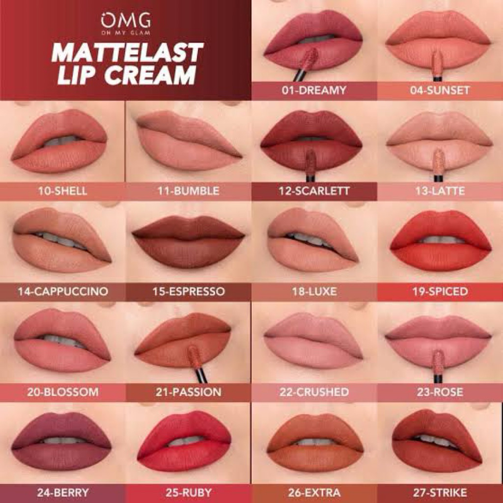 lip cream omg/omg matte lip cream/omg