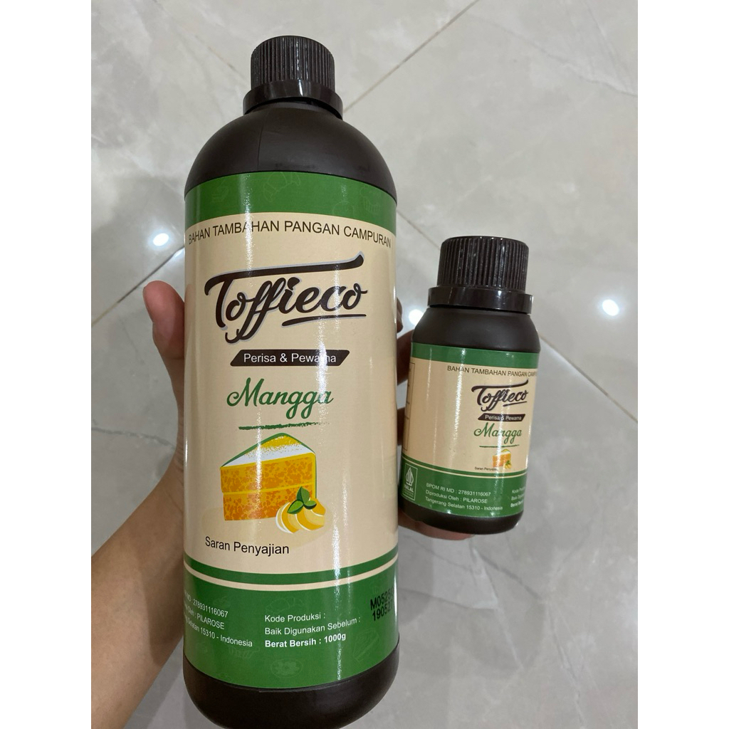 

New Toffieco Perisa & Pewarna Mangga 1000gr (Free 100gr)