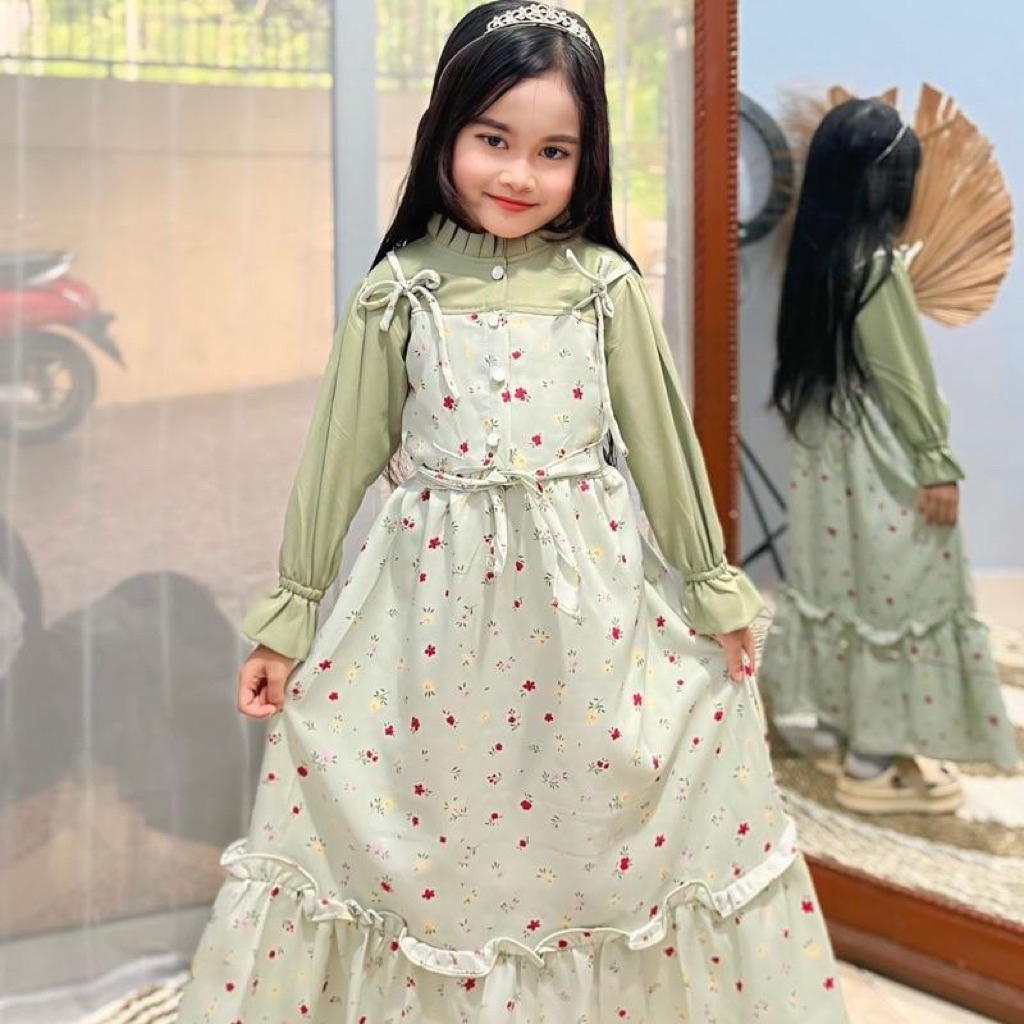 Hagia Dress Anak (Gamis anak)Fashion Muslim