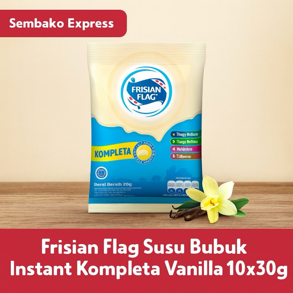

Frisian Flag Susu Bubuk Kompleta Vanilla 10x30g