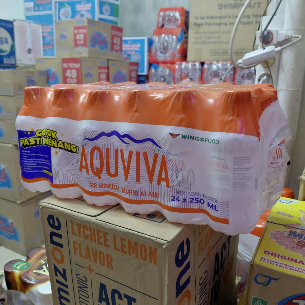 

Aquviva Air Mineral 250ml 1 Krat Isi 24 Botol