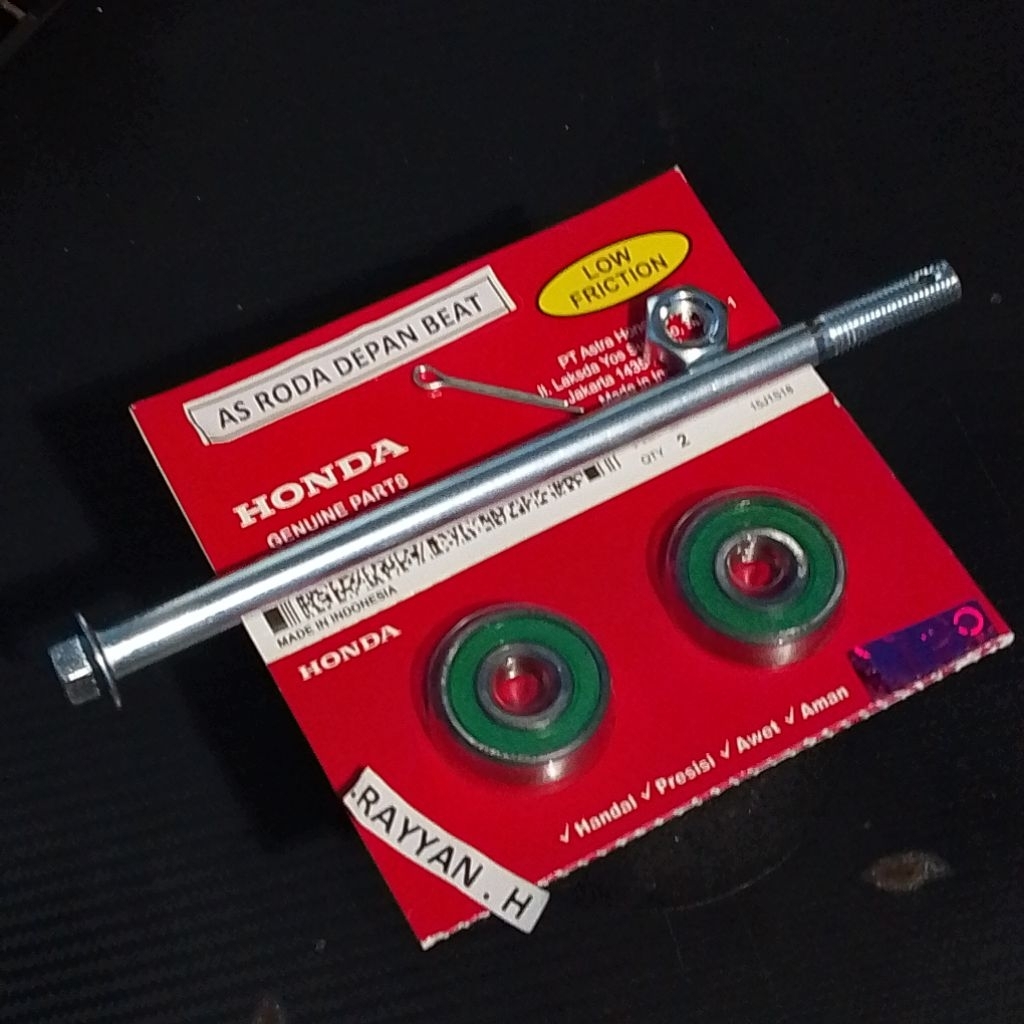 AS RODA DEPAN SCOOPY BEAT AS RODA+BEARING