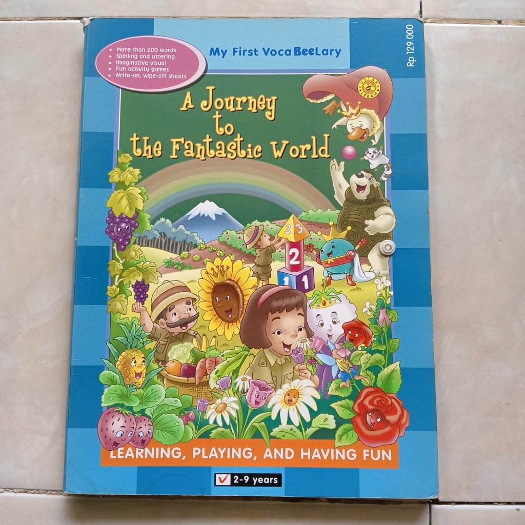 Buku Anak Bahasa Inggris – A Journey to the Fantastic World | My First VocaBeelary