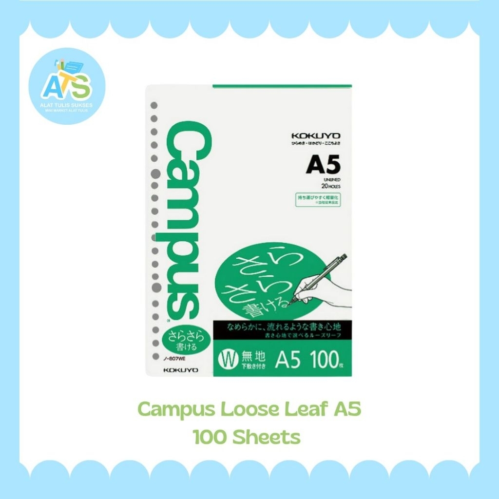 

campus loose leef a5 100 sheets