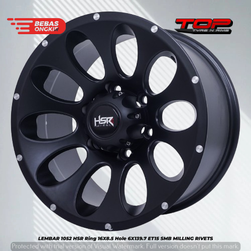 Velg Racing Strada, Triton Velg HSR Lembar R16 Pcd 6X139 Original Offroad