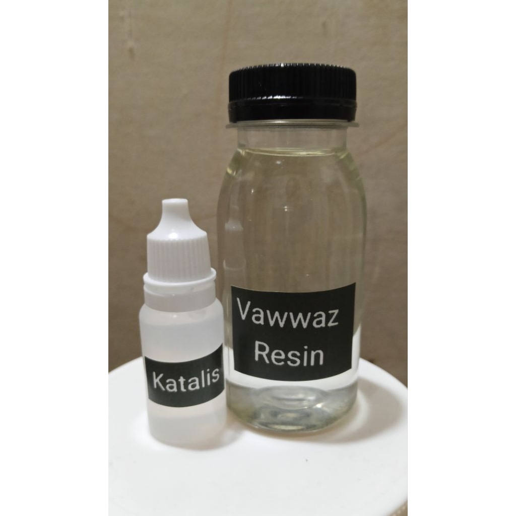 

Resin super bening 200grm + katalis 10 grm
