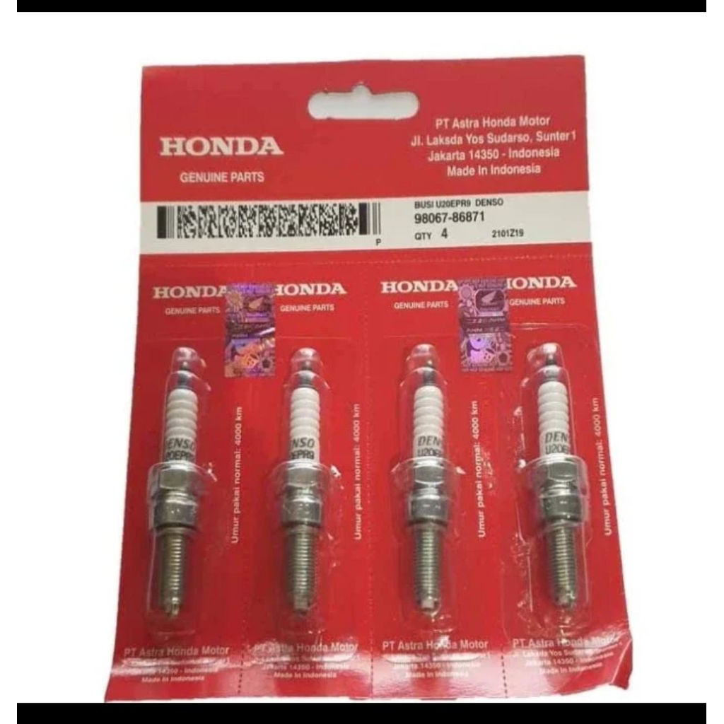 BUSI DENSO U20 KARISMA SUPRA X 125 / BUSI U20 / BUSI MOTOR KARISMA BEAT SCOOPY VARIO