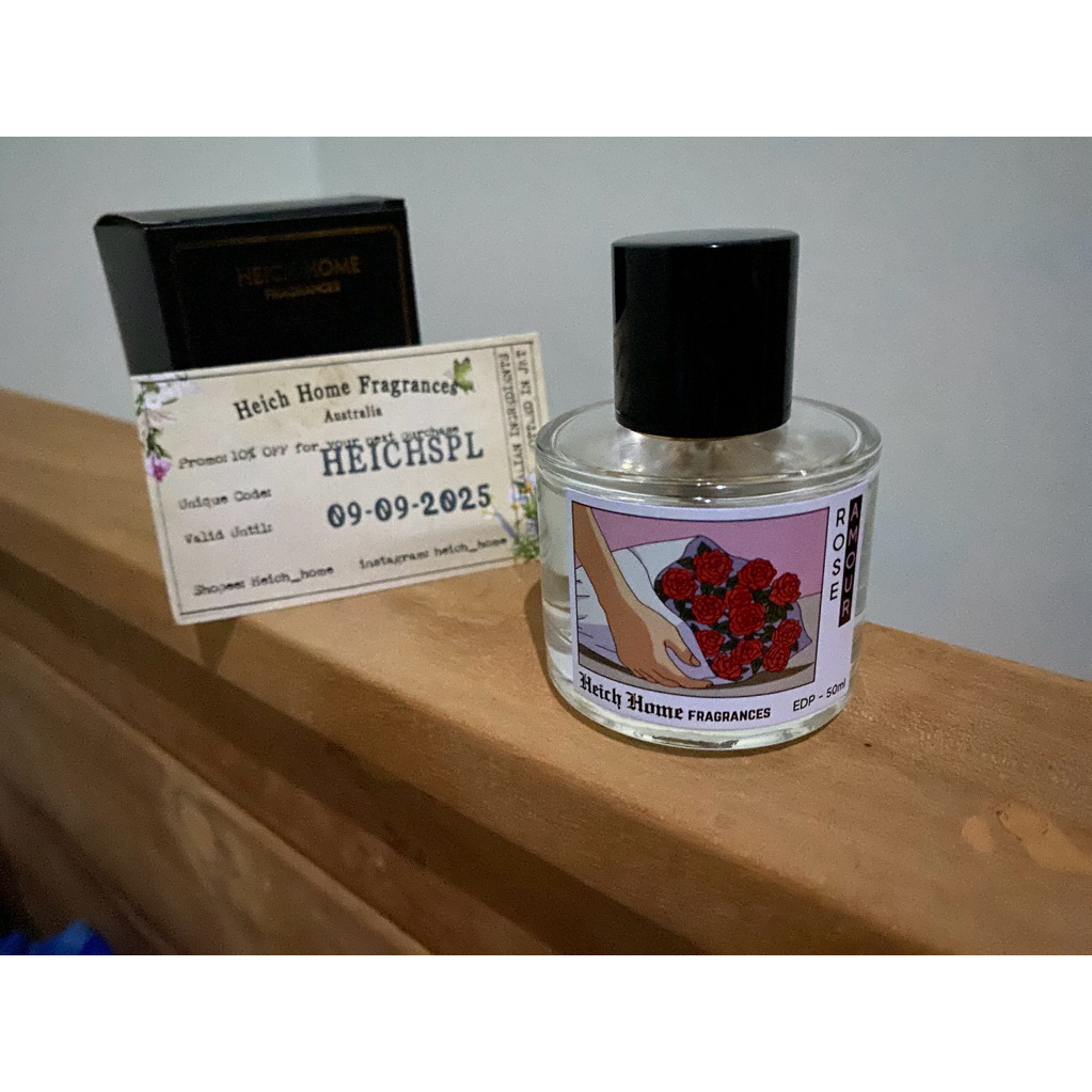 Rose Amour Heich Home 50 ml Made in Aussie + bonus 10 ml dancing with samira
