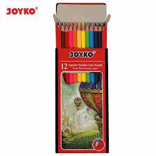 

(12 Warna) JOYKO PENSIL WARNA PANJANG YANG BISA DIHAPUS