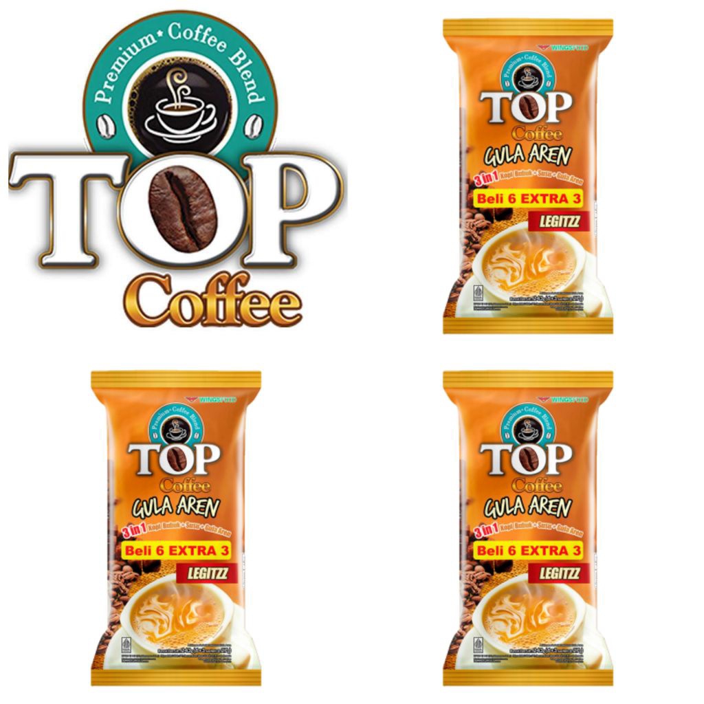 

TOP Kopi Kopi Gula Aren Tubruk Legitzz Sachet 9 x 27 Gr