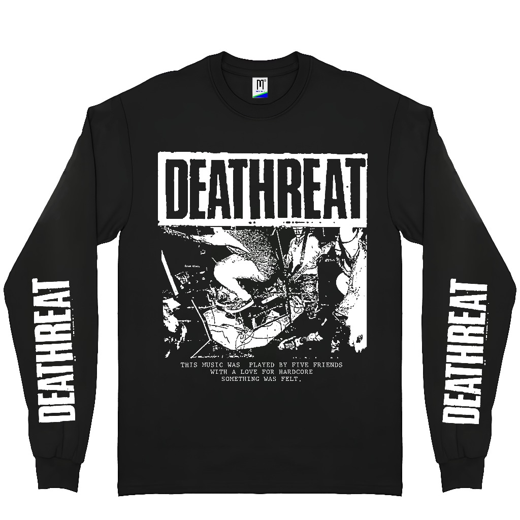 T shirt LONG SLEEVE DEATHREAT - SOMETHING WAS FELT | Kaos musik | kaos band | kaos punk