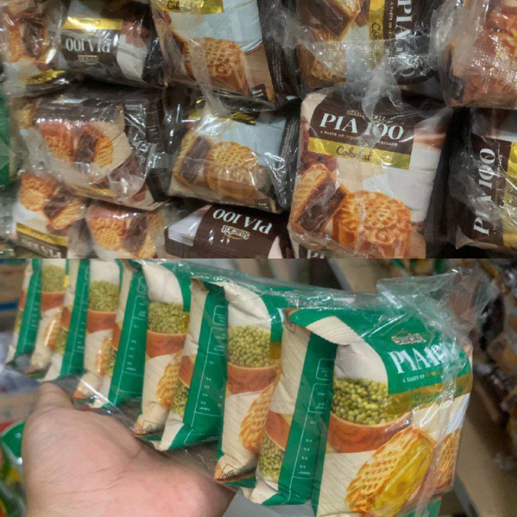 

Pia 100 Bakpia Snackit Rasa Coklat/Kacang Hijau 23gr
