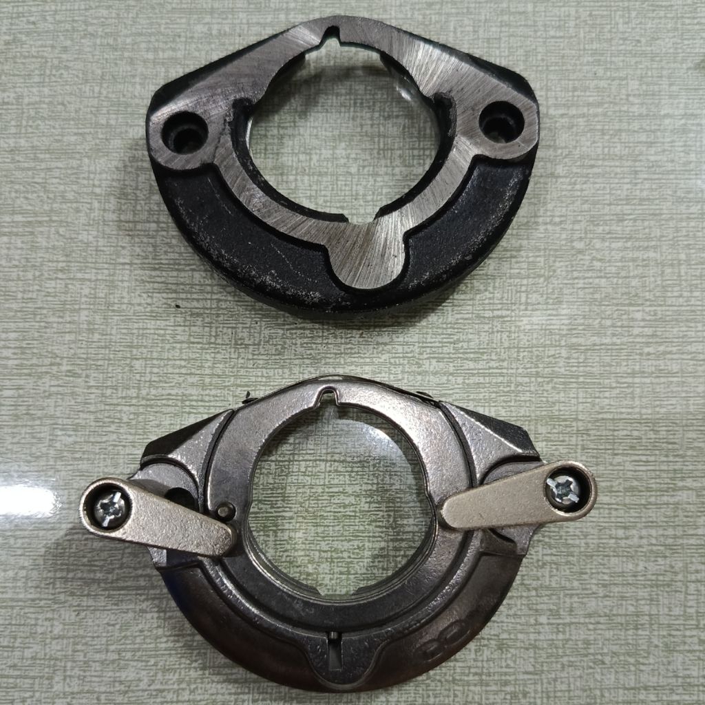 #86/87 blok dudukan rotari sarangan mesin jahit singer butterfly hitam tradisional