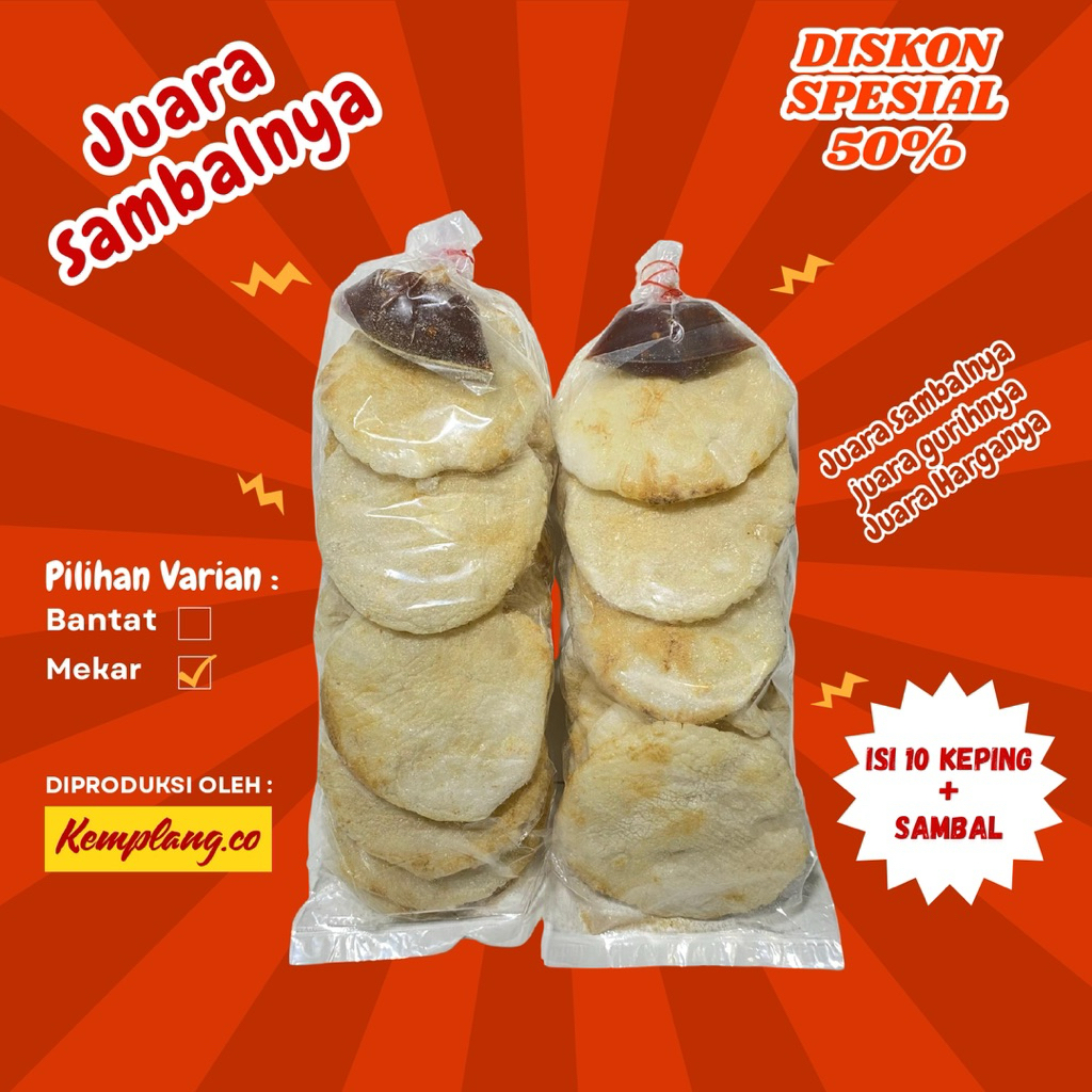 

Kemplang Panggang Mekar Isi 10 Asli ikan Lampung Kemplang.co