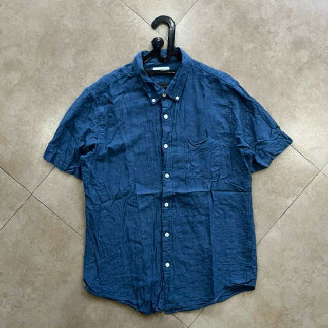 KEMEJA TOPTEN BLUE DENIM SECOND