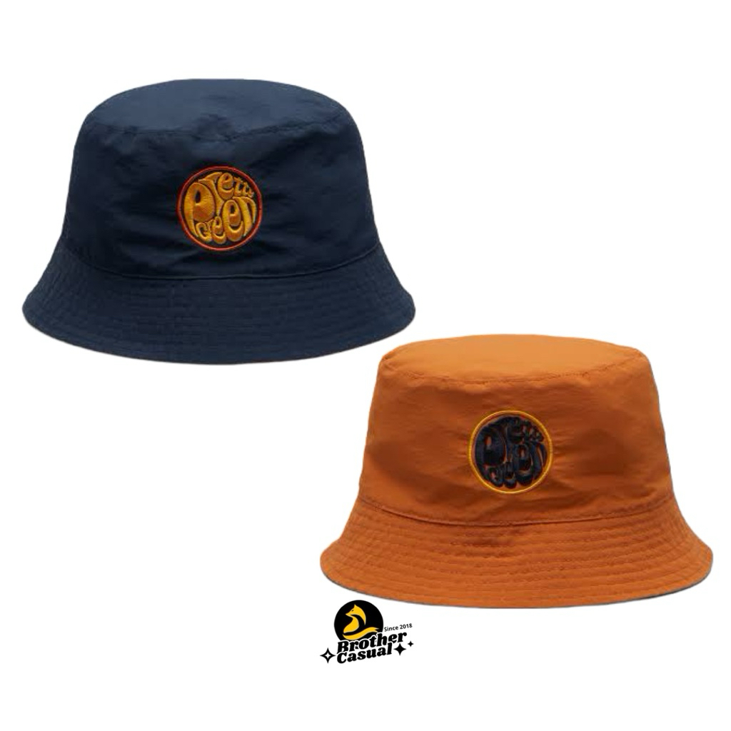 Pretty Green Hollen Reversible Bucket Hat - Navy