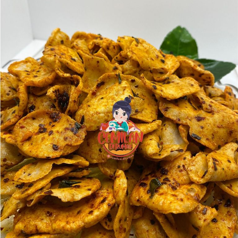 

Baso Goreng - Basreng Pedas Daun Jeruk 500gr Chili Oil