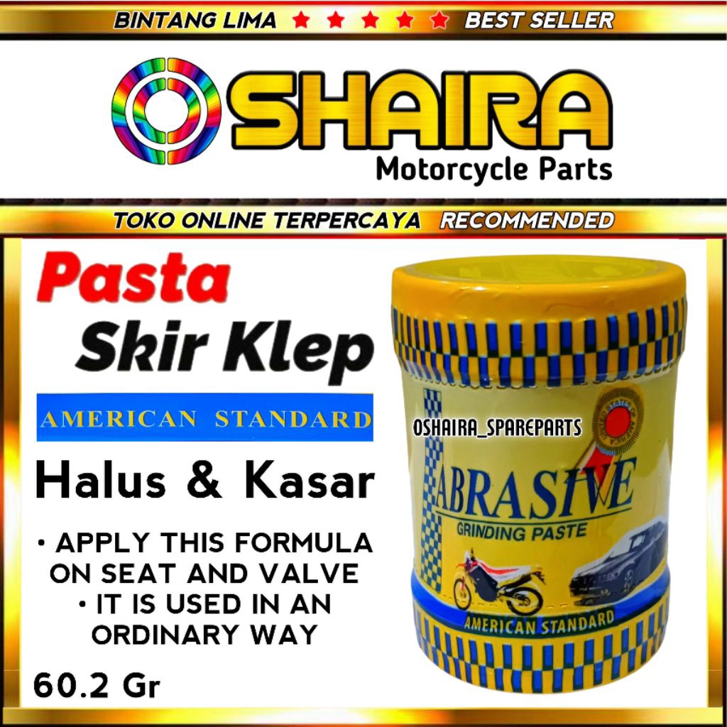 Amril Abrasive / Grinding Pasta / Pasta Skir Klep Amril Kecil / Abrasive Grinding Paste Kecil KRIM S