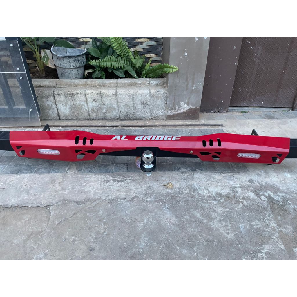 TOWING BAR BAMPER MOBIL BELAKANG KOMLIT+COVER BESI SIGRA,INOVA REBON,ERTIGA,X PANDER,PAJERO,HRV,FORT