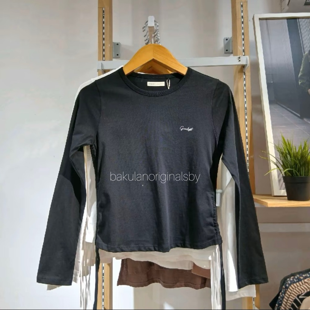 KAOS PANJANG LONGSLEEVE WANITA 3SECOND NEW ORIGINAL