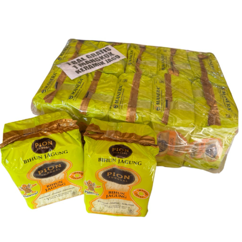 

BIHUN JAGUNG PION TUNGGAL MURAH, BELI 1 BAL GRATIS MANGKOK