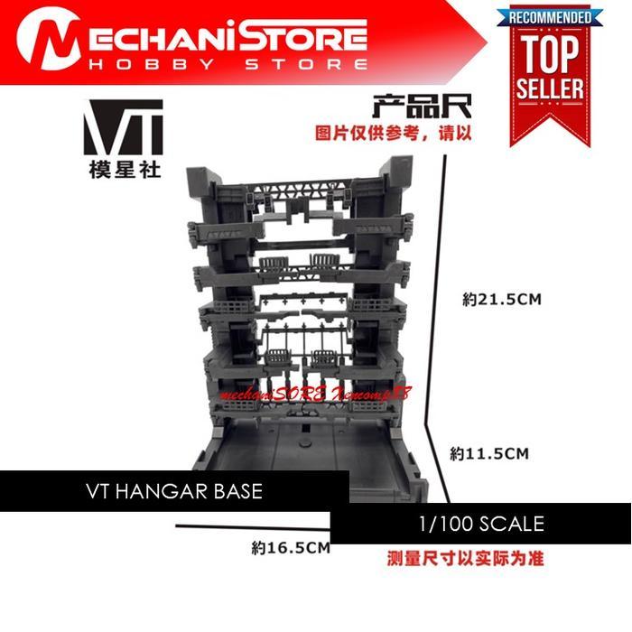 MS Cage Gundam MG RG HG Diorama Hangar Stand Action Base + Decal