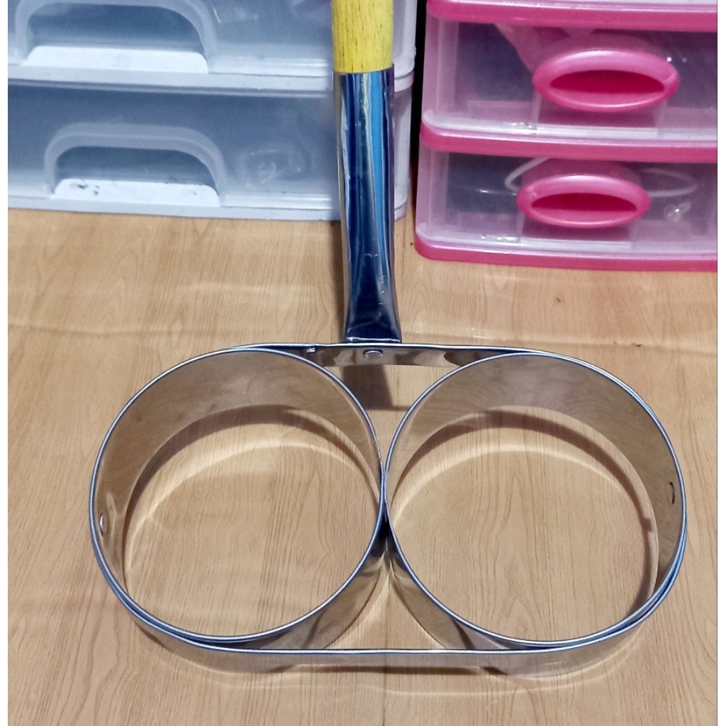 Ring Cetakan Pisang Madu Setainles 2 Lubang Pisang Goreng Madu