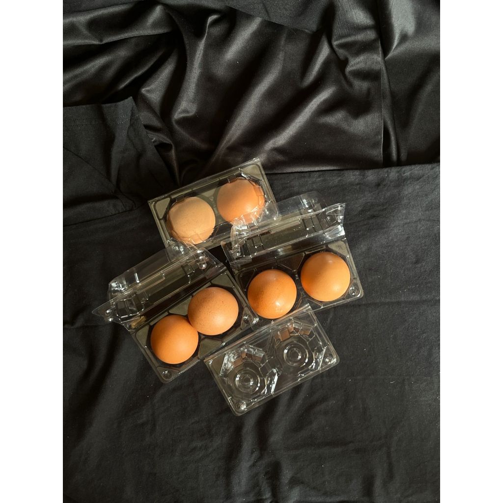 Mika Tray Telur Ayam / Bebek isi 2 murah Berkualitas dengan Kancing