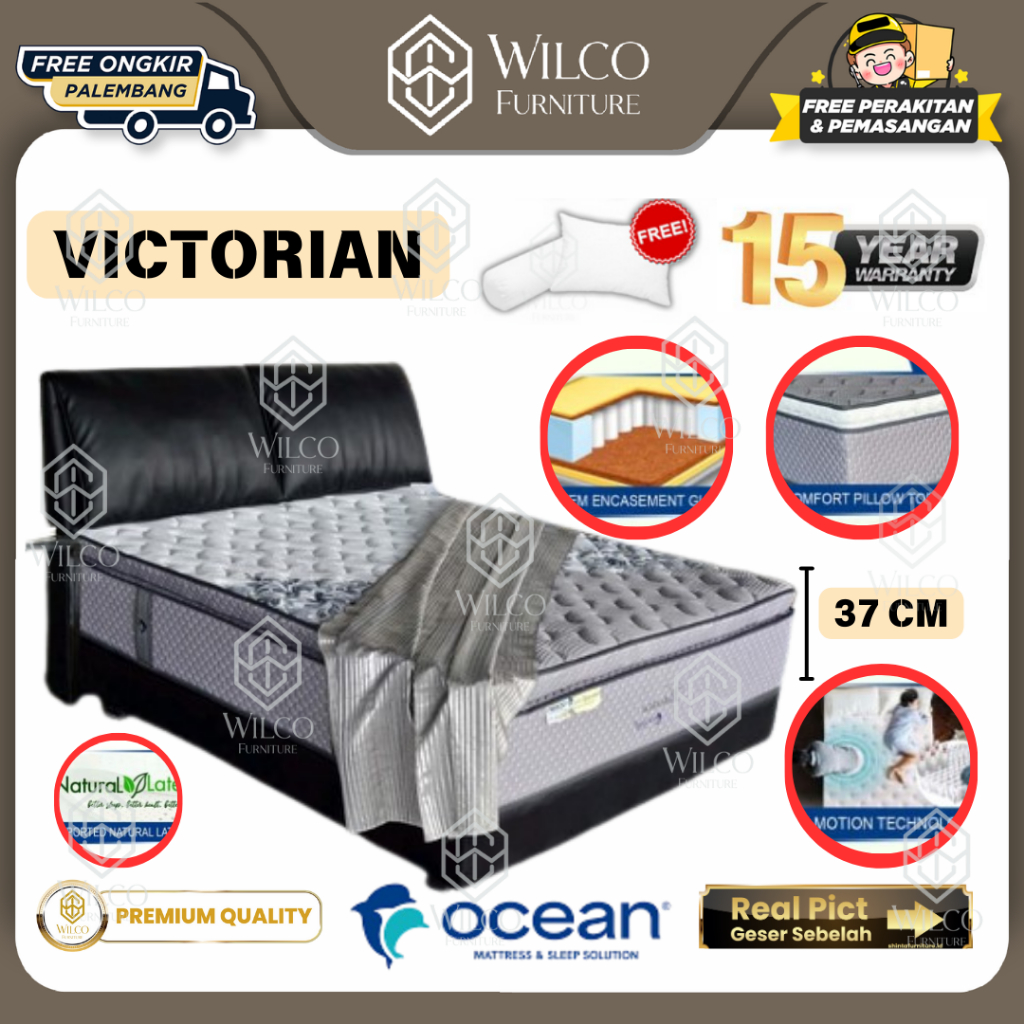 Kasur Springbed Ocean Type Victorian Plush Top | Matras Ocean Murah Palembang