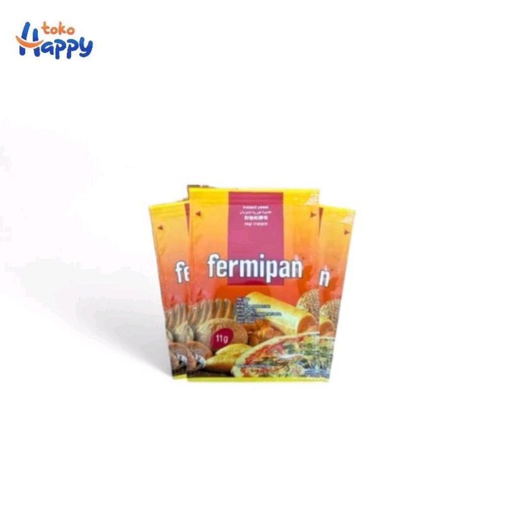 

FERMIPAN RAGI INSTAN SACHET 11 GR 1BOX ISI 4 SACHET