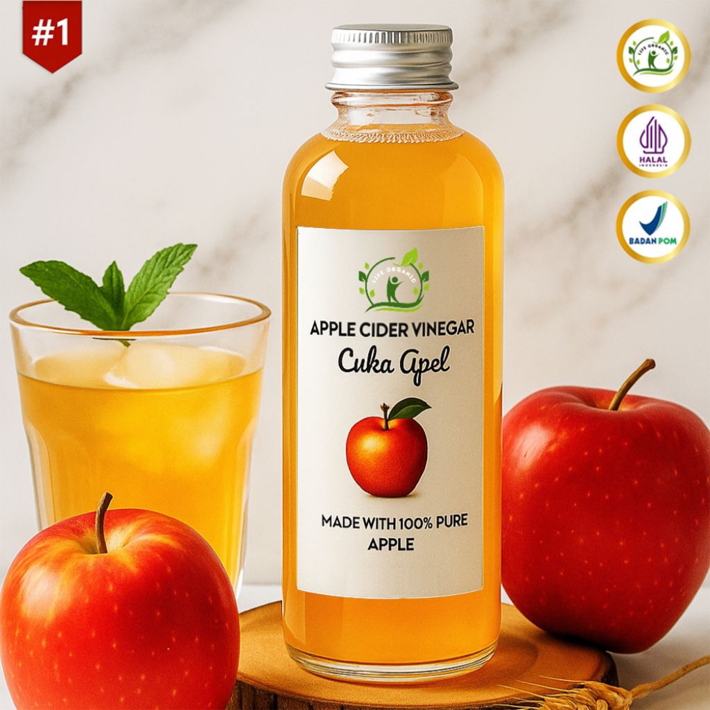 

cuka apel asli fermentasi 250ml life organic | diet, menjaga metabolisme & kesehatan tubuh