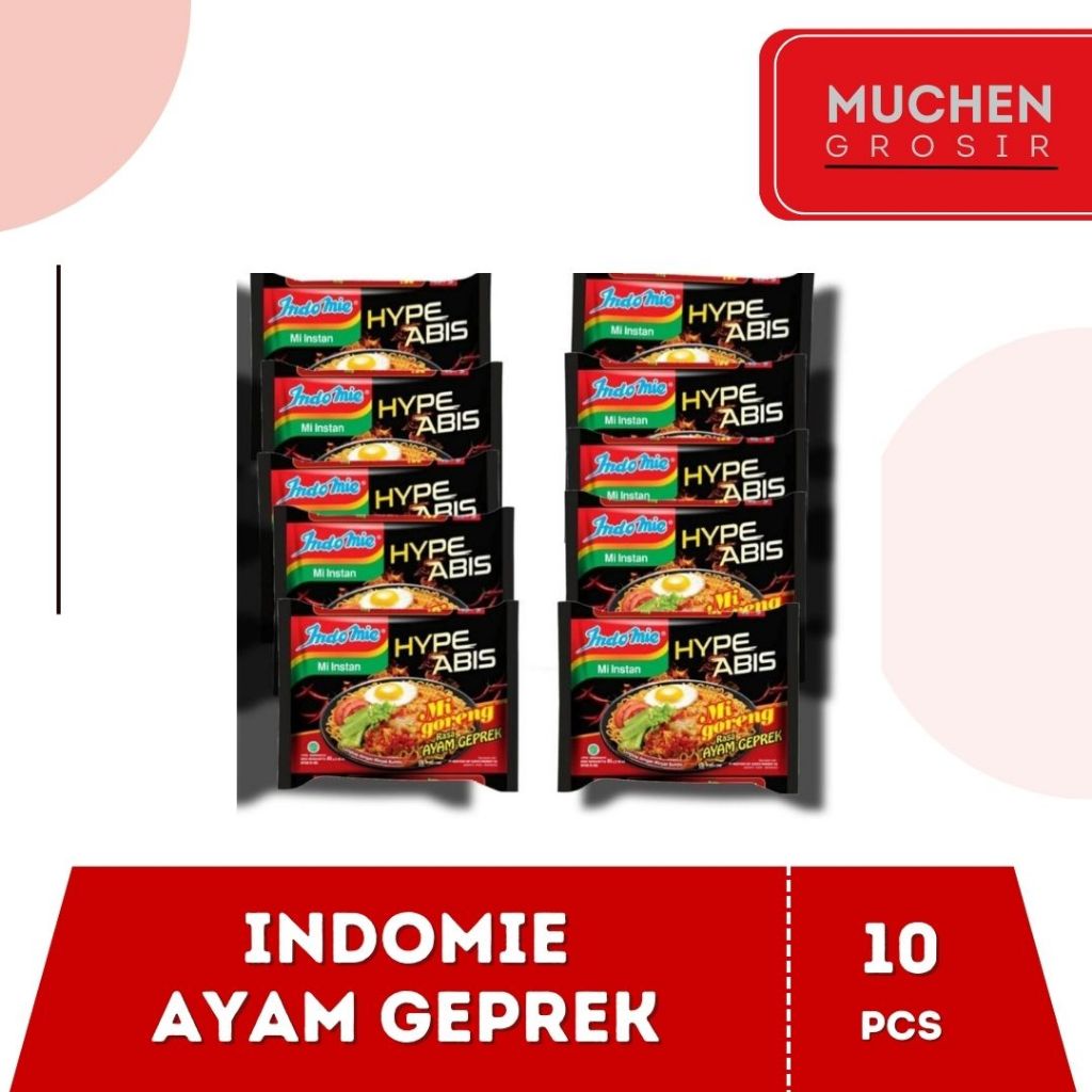 

Indomie Goreng Ayam geprek 10 Pcs