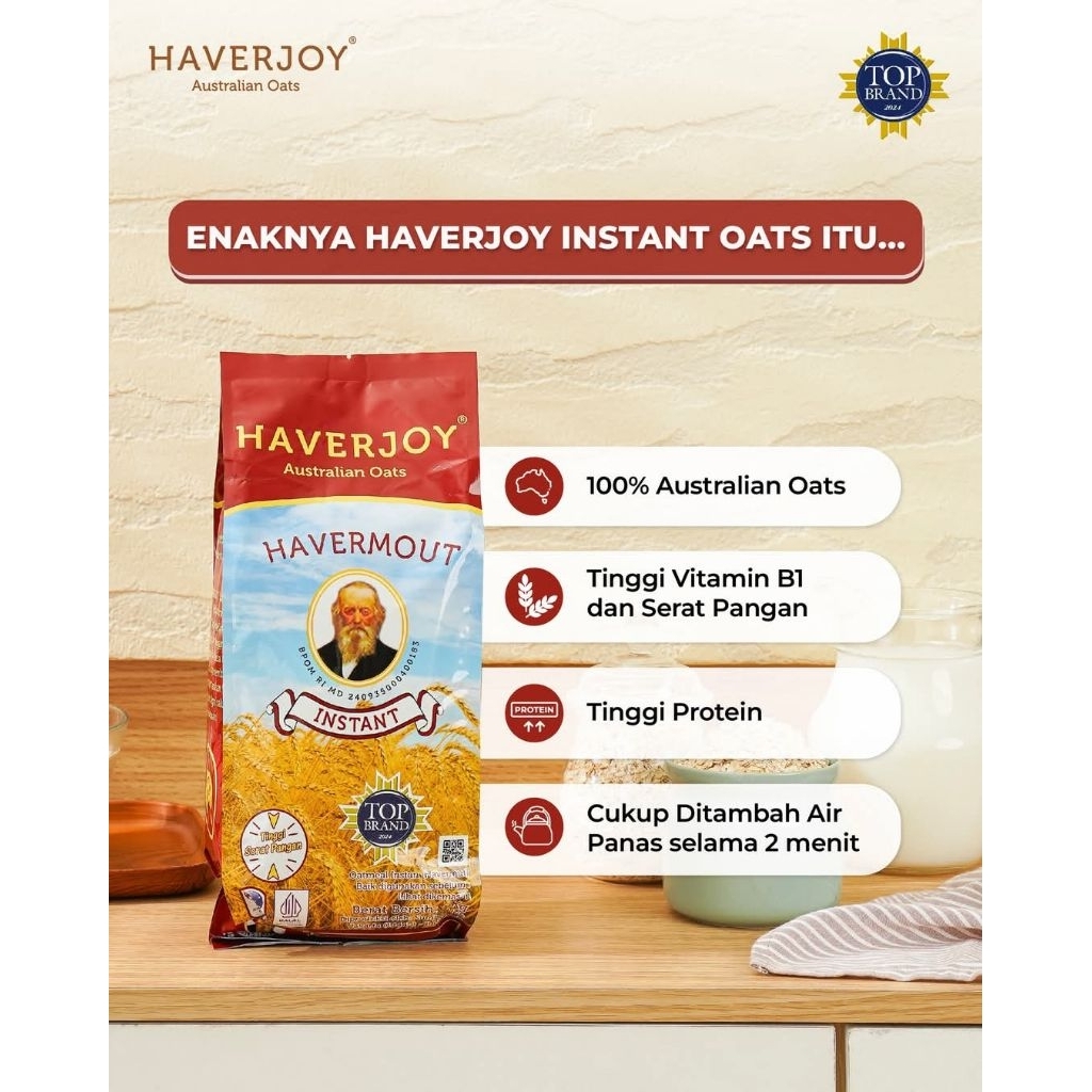 

Haverjoy instan oats 500g