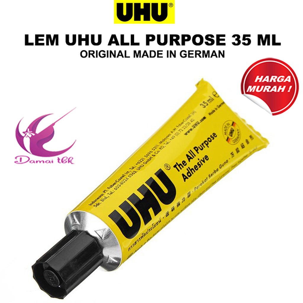 

Lem Uhu All Purpose Adhesive Glue 35 Ml Original Made in German