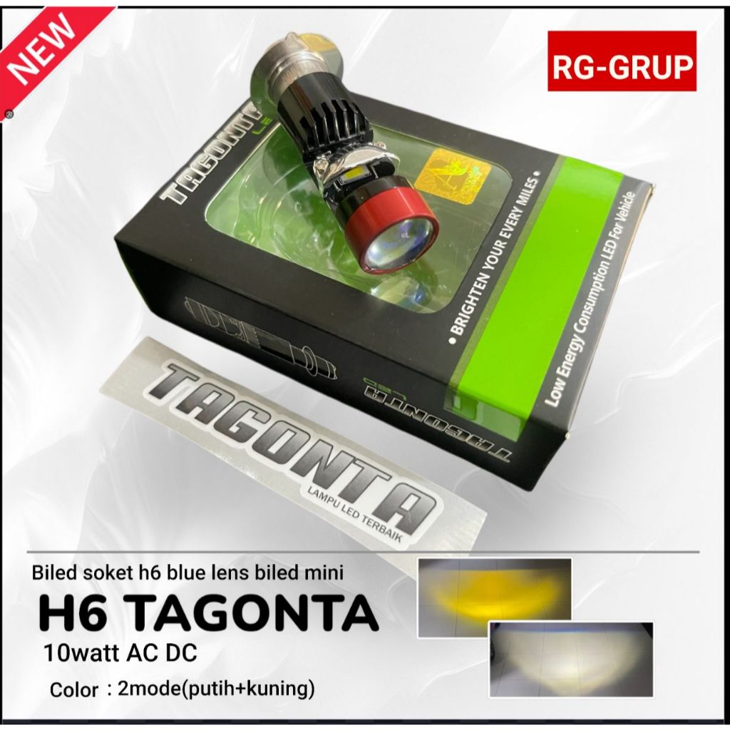 Nonthabury Lampu H6 beat vario supra matic bebek biled mini ￼Original TAGONTA Lampu H6 BILED Ala Ala