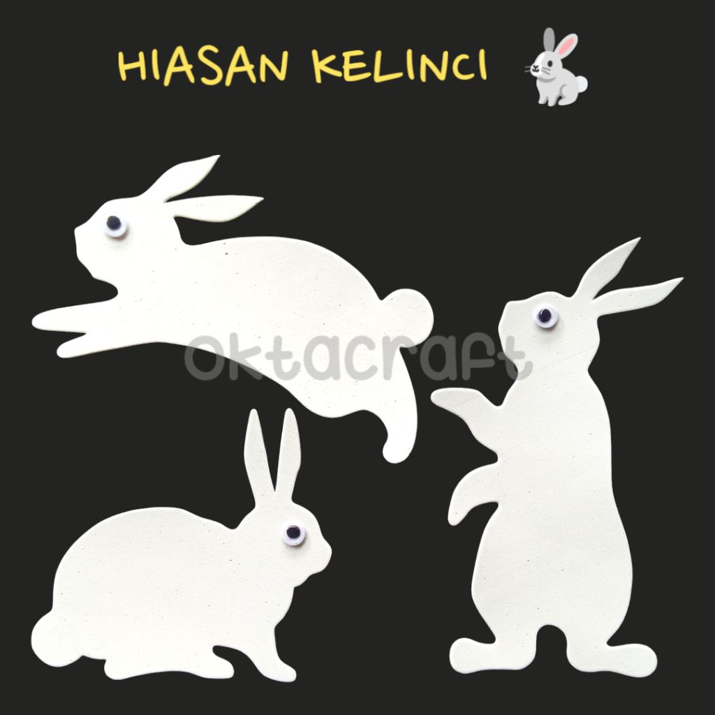 1 pcs/hiasan kelinci/hiasan dinding kelas tk/hiasan dinding kelas sd/hiasan dinding/hiasan kelas/hia